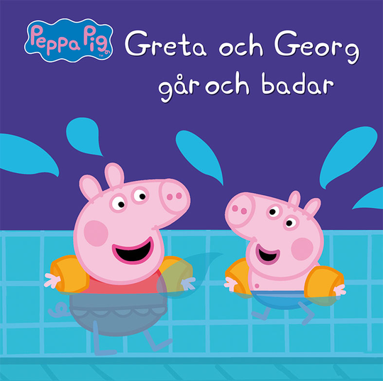 Greta Och Georg Går Och Badar