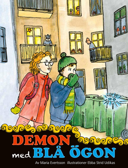 Demon Med Blå Ögon