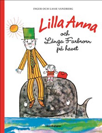 Lilla Anna och Långa Farbrorn på havet