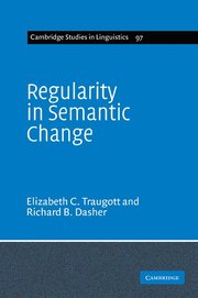 Regularity in Semantic Change