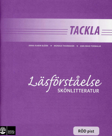 Tackla Läsförståelse Skönlitteratur Röd Pist (1-pack)