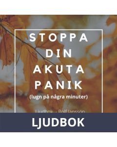 Stoppa din akuta panik (lugn på några minuter), Ljudbok