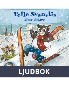 Pelle Svanslös åker skidor, Ljudbok