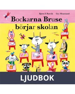 Bockarna Bruse börjar skolan, Ljudbok
