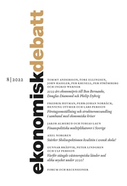 Tidningen Ekonomisk Debatt 4 nummer