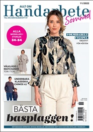 Tidningen Allt om handarbete Sömnadsmagasin 3 nummer