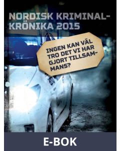 Ingen kan väl tro det vi har gjort tillsammans?, E-bok