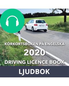 Körkortsboken på engelska 2020: Driving licence book, Ljudbok