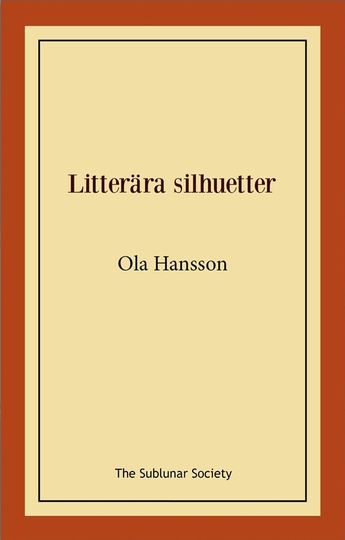 Litterära Silhuetter