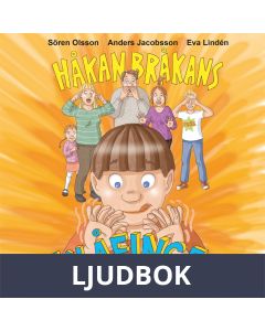 Håkan Bråkans klåfingerbok, Ljudbok