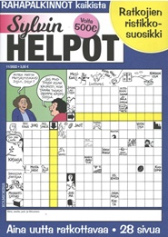 Tidningen Sylvin Helpot Ristikot (FI) 12 nummer