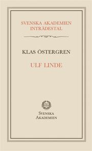 Ulf Linde : inträdestal i Svenska akademien