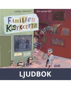 Familjen Knyckertz och damen med fjäderboan, Ljudbok