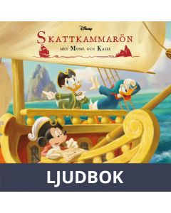 Skattkammarön med Musse och Kalle, Ljudbok