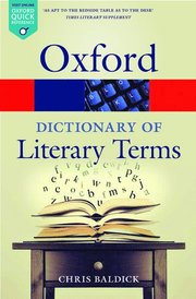 The Oxford Dictionary of Literary Terms