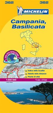 Campania - Michelin Local Map 362
