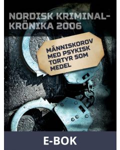 Människorov med psykisk tortyr som medel, E-bok