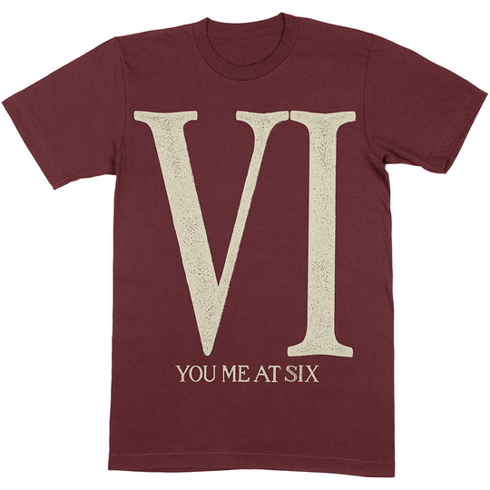You Me At Six: Unisex T-Shirt/Roman VI (X-Large)
