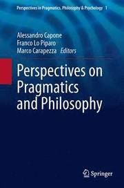Perspectives on Pragmatics and Philosophy